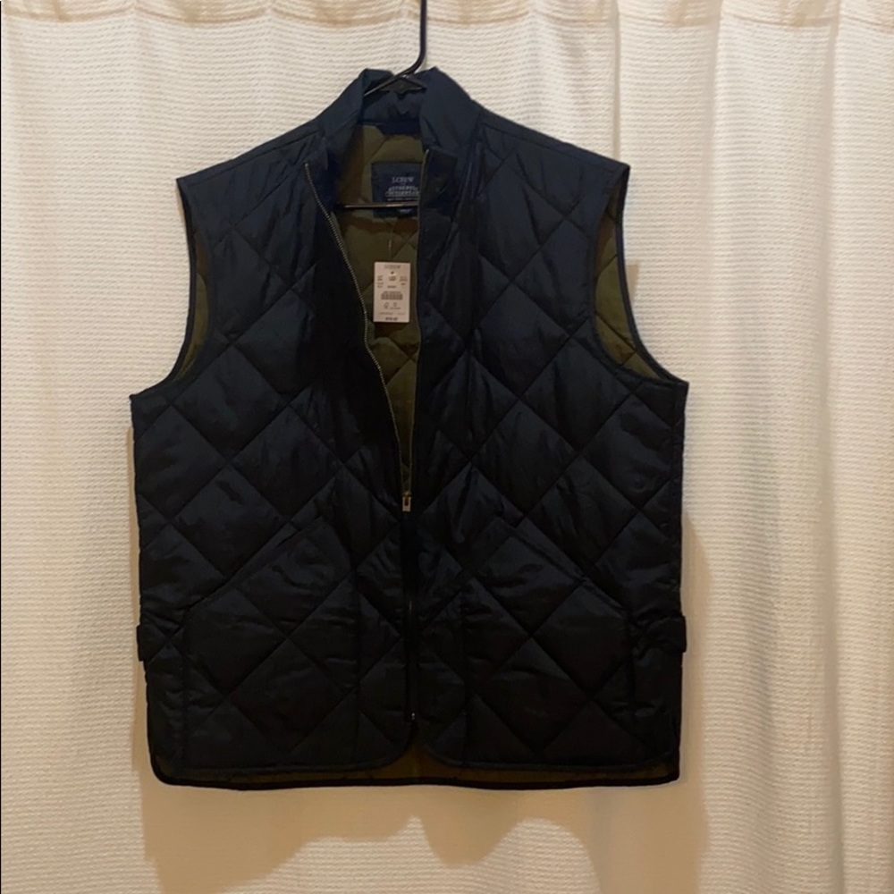 Black Quilted Vest